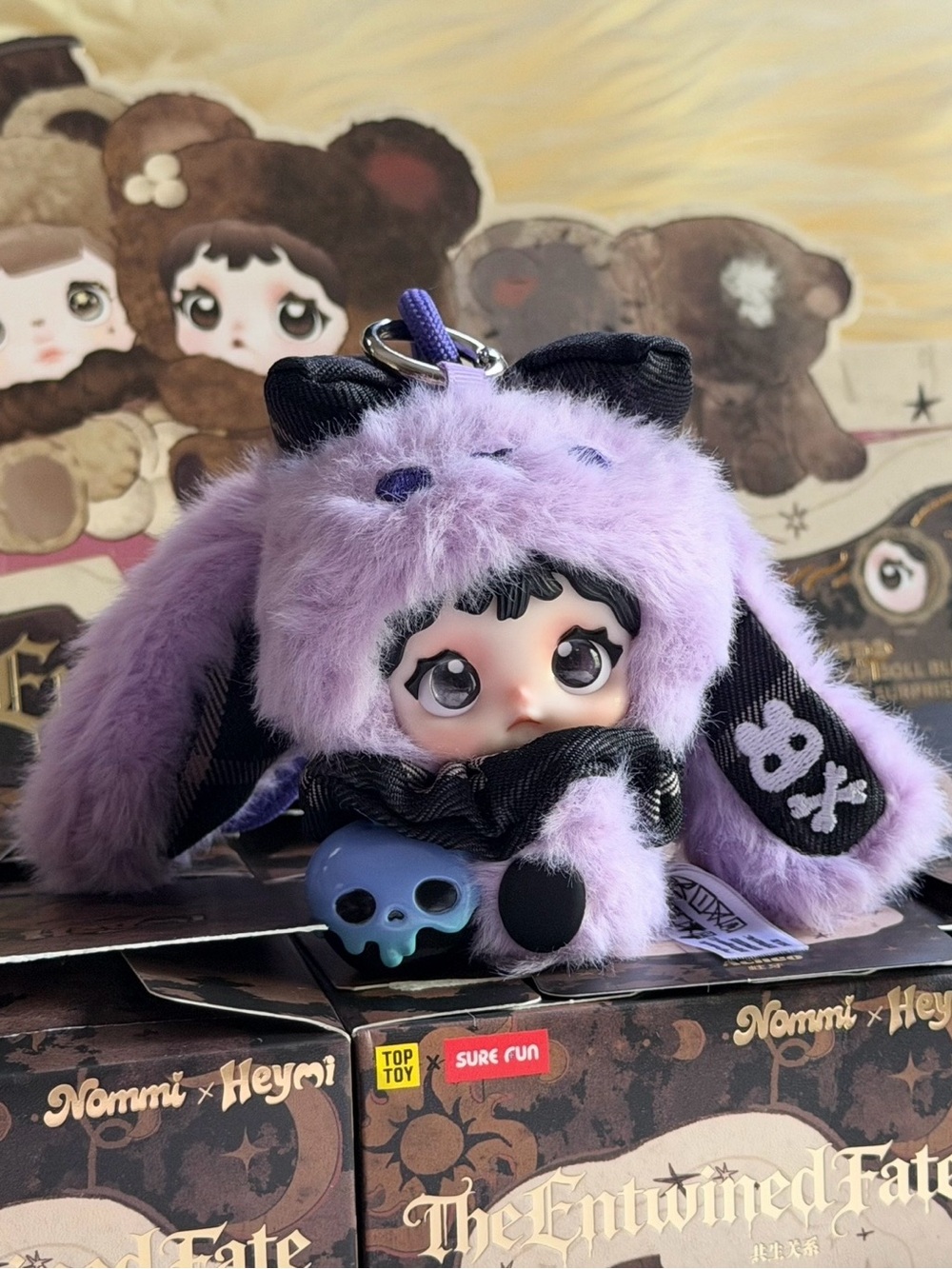 NIB Nommi x Heymi The Entwined Fate ‘Morteo’ (eyes move)
Popmart bag charm